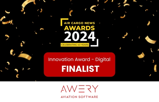 Awery has been shortlisted for this year’s Air Cargo News Awards
