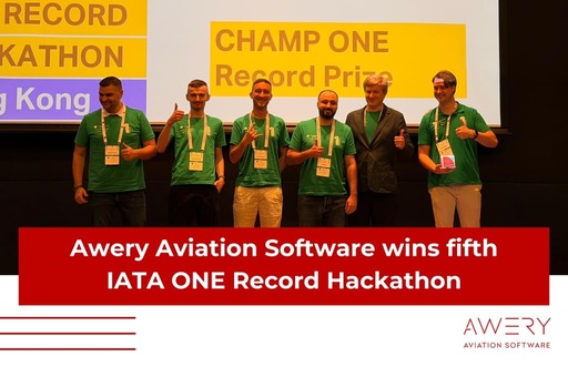 Awery Aviation Software Wins Fifth IATA ONE Record Hackathon