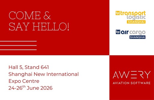 Awery Aviation Software to Exhibit at Air Cargo China 2026