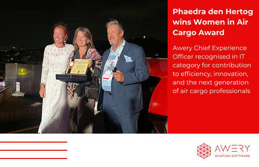 Phaedra den Hertog Wins Women in Air Cargo Award for IT