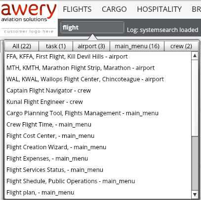 System Advanced Search enabled